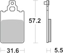 Vorschaubild SBS Bremsbelag 607HF Street Ceramic