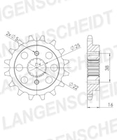 Supersprox Ritzel 525 14Z