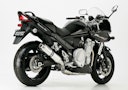Vorschaubild HURRIC SLIP-ON Schalldämpfer Supersport Aluminium poliert für SUZUKI GSX 1250 FA