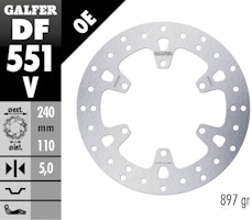 Galfer Bremsscheibe DF551 Rund
