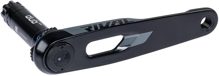 SRAM Kurbel Rival AXS E1 175 mm links schwarz Kettenlinie 47,5