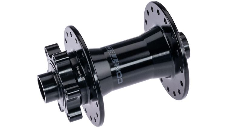 CONTEC Vorderradnabe Core 32 Loch schwarz DB - 6-Loch Scheibenbremsaufnahme, Einba für 15 mm Steckachse