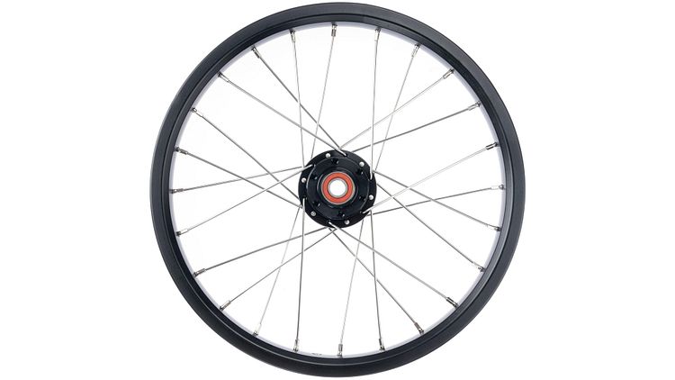 CONTEC Vorderrad Yak 25 + Bitex DH12N 16 Zoll links schwarz