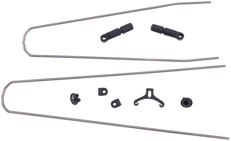 Curana CLite Schutzblech-Set 28 Zoll schwarz 45 mm, mittleres Profil