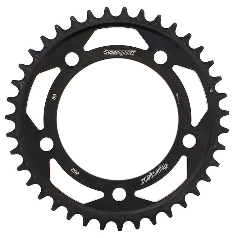 Supersprox Stahl-Kettenrad 530 39Z (Schwarz)