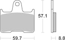 Vorschaubild SBS Bremsbelag 715H.HF Street High Power Ceramic