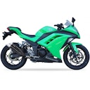 Vorschaubild IXIL Hyperlow Black XL Edelstahl Kawasaki ZX 300 R Ninja