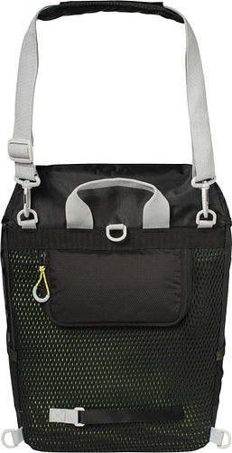 Basil Einzeltasche Miles schwarz,grün