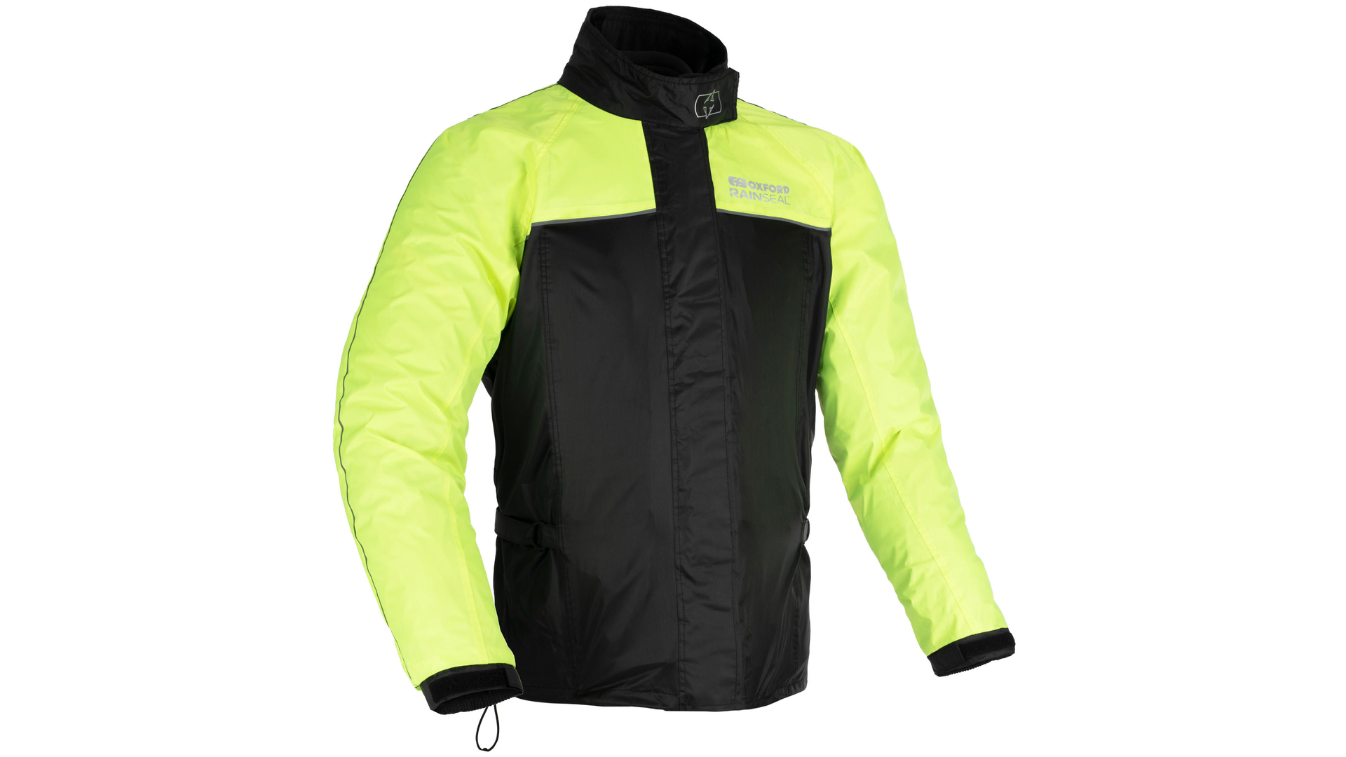 Oxford Regenjacke Gr. XXL, schwarz / neongelb, Regenjacke "Rainseal" Unisex