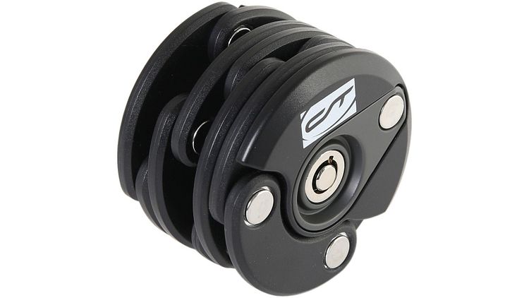 CONTEC Faltschloss KegLock 60 cm schwarz