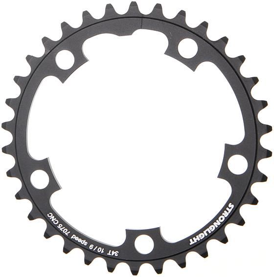 Stronglight Kettenblatt Zircal 7075 T6 34 Zähne schwarz