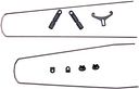 Vorschaubild Curana CLite Schutzblech-Set 28 Zoll schwarz 55 mm, mittleres Profil