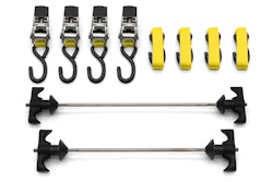 AXfix Lite Motorrad Verzurrsystem Set (vorne & hinten)