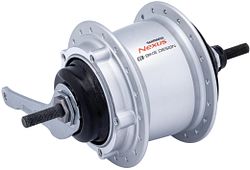 Shimano Getriebenabe Nexus Inter-5 SGC70025CDA 36 Loch silber