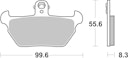 Vorschaubild SBS Bremsbelag 644HS Street Sinter