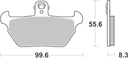 SBS Bremsbelag 644HS Street Sinter