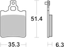 Vorschaubild SBS Bremsbelag 574HF Street Ceramic