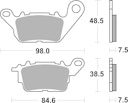 Vorschaubild SBS Scooterbelag 226HM Street Ceramic