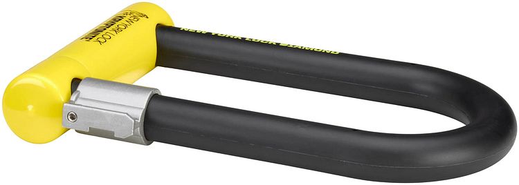 KRYPTONITE Bügelschloss New York Diamond Standard schwarz/gelb
