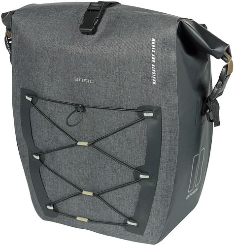 Basil Einzeltasche Navigator Storm schwarz 31 l MIK Hooks