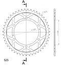 Vorschaubild Supersprox Stahl-Kettenrad 525 48Z (Schwarz)