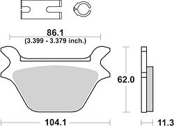 SBS Bremsbelag 669H.HF Street High Power Ceramic