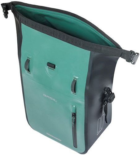 Basil Rivo Einzeltasche 15 l silber,grün