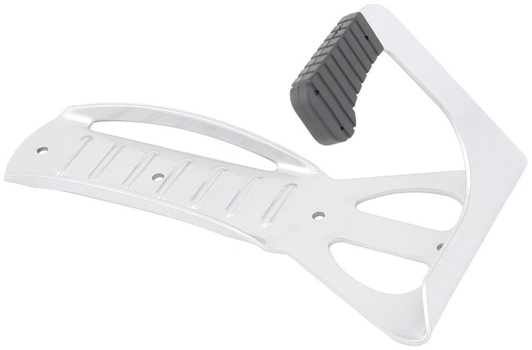 CONTEC Fahrradwandhalter Wallie silber