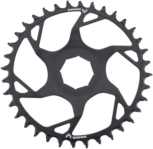 SRAM Kettenblatt Eagle Transmission E-MTB 36 Zähne schwarz Kettenblatt aus Stahl, Kettenlinie 55 mm