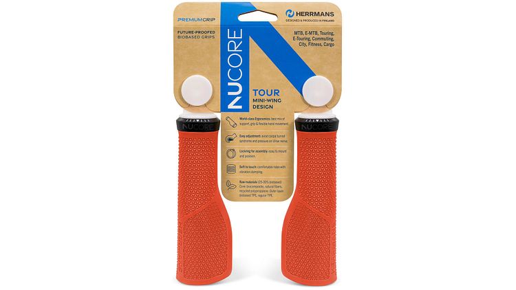 Herrmans Nucore Tour Griff 130 mm rot