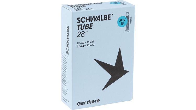 Schwalbe Schlauch Nr. 15 28 Zoll Clik Valve (SCV), 40 mm