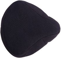 Haberland Sattelüberzug Velours XL schwarz