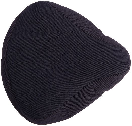 Haberland Sattelüberzug Velours XL schwarz