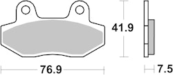 SBS Scooterbelag 200CT Carbon Tech
