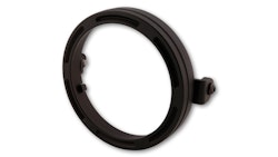 HIGHSIDER pro 5 3/4 Zoll Lampenhalterring Frame-R2 Schwarz CNC, Seitliche Befestigung