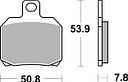 Vorschaubild SBS Bremsbelag 730HF Street Ceramic