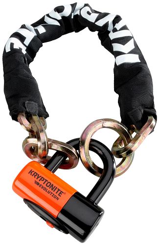 KRYPTONITE Kettenschloss New York Cinch Ring Chain 75 cm schwarz
