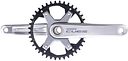 Vorschaubild Shimano Kettenradgarnitur CUES FC-U6030-1 40 Zähne 175 mm silber,schwarz