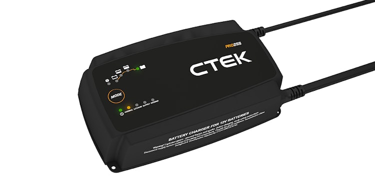 CTEK PRO25S EU professionelles 12‑V Batterielade- und Stromversorgungsgerät