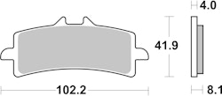 SBS Bremsbelag 901RST Road Racing Sinter