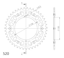 Supersprox Stealth-Kettenrad 520 43Z (Silber)