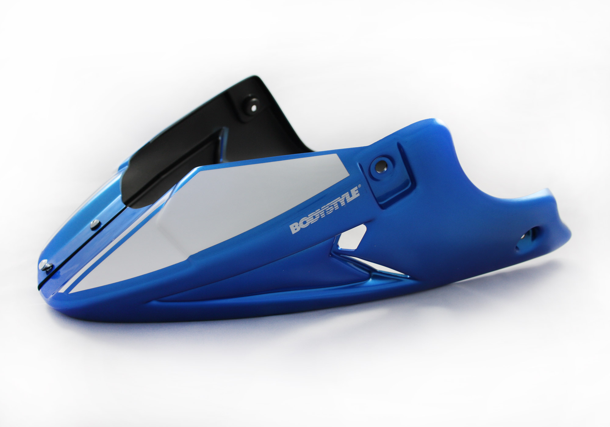 BODYSTYLE Sportsline Bugspoiler ABS Kunststoff blau/weiß für SUZUKI SV 650 