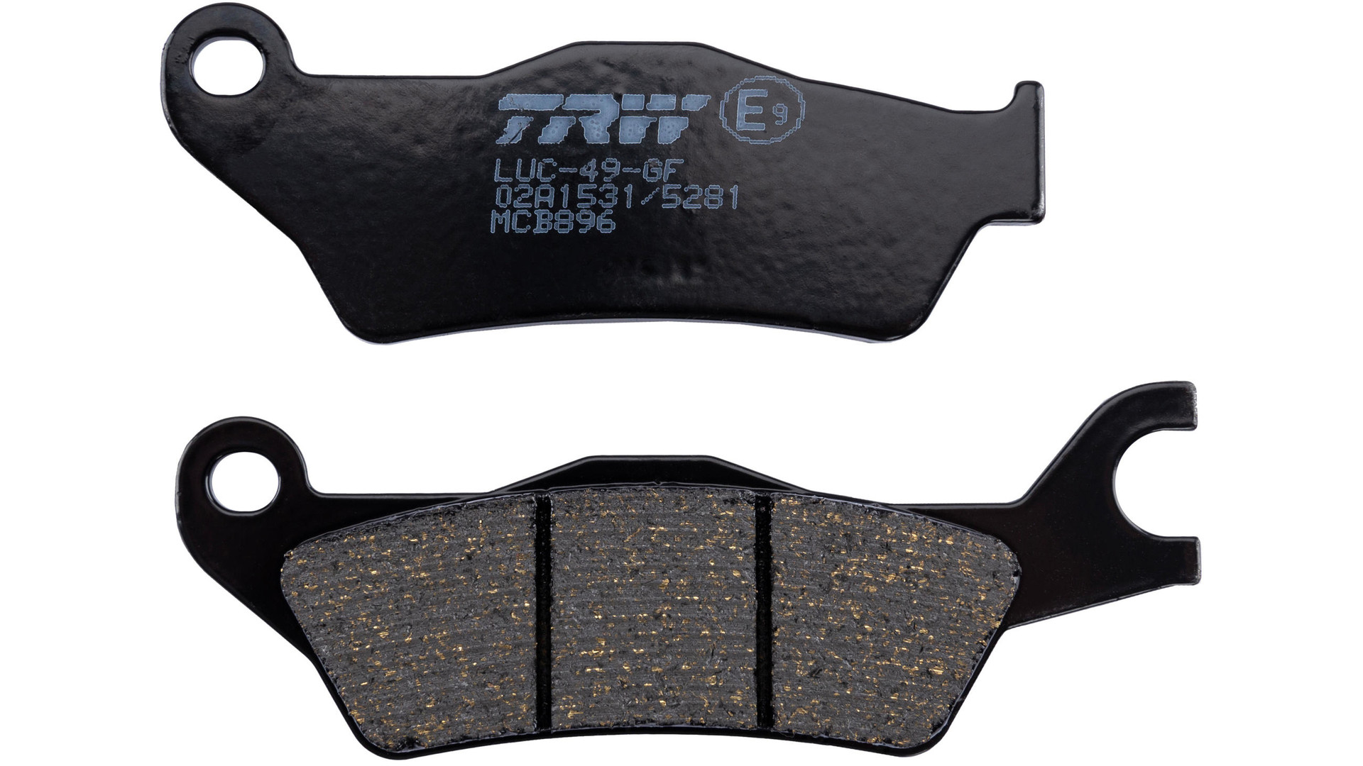 TRW Bremsbelag Typ Organisch mit ABE, Bremsbelag "MCB 896"