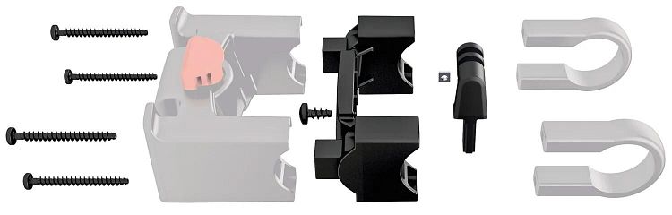 KLICKfix Displayhalter Display Mount schwarz für Bosch Intuvia