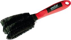 Cyclon Bürste Two Prong Bush schwarz/rot