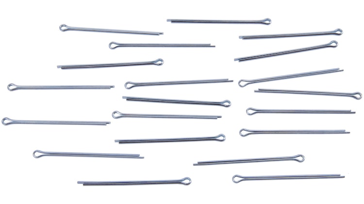 Dresselhaus Splint 2, 0 x 40 mm, Abgabe nur in Packung zu 20 Stück, Preis per Packung, Splint Stahl