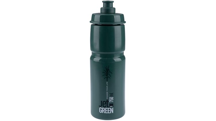 Elite Trinkflasche Jet Green + Jet Green Plus 750 ml dunkel grün