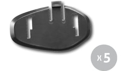 Interphone Befestigungsklammer 5 Stück, universal, Ersatz-Klebeklammern 3M-Klebeband