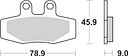 Vorschaubild SBS Bremsbelag 621HF Street Ceramic
