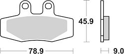 SBS Bremsbelag 621HF Street Ceramic
